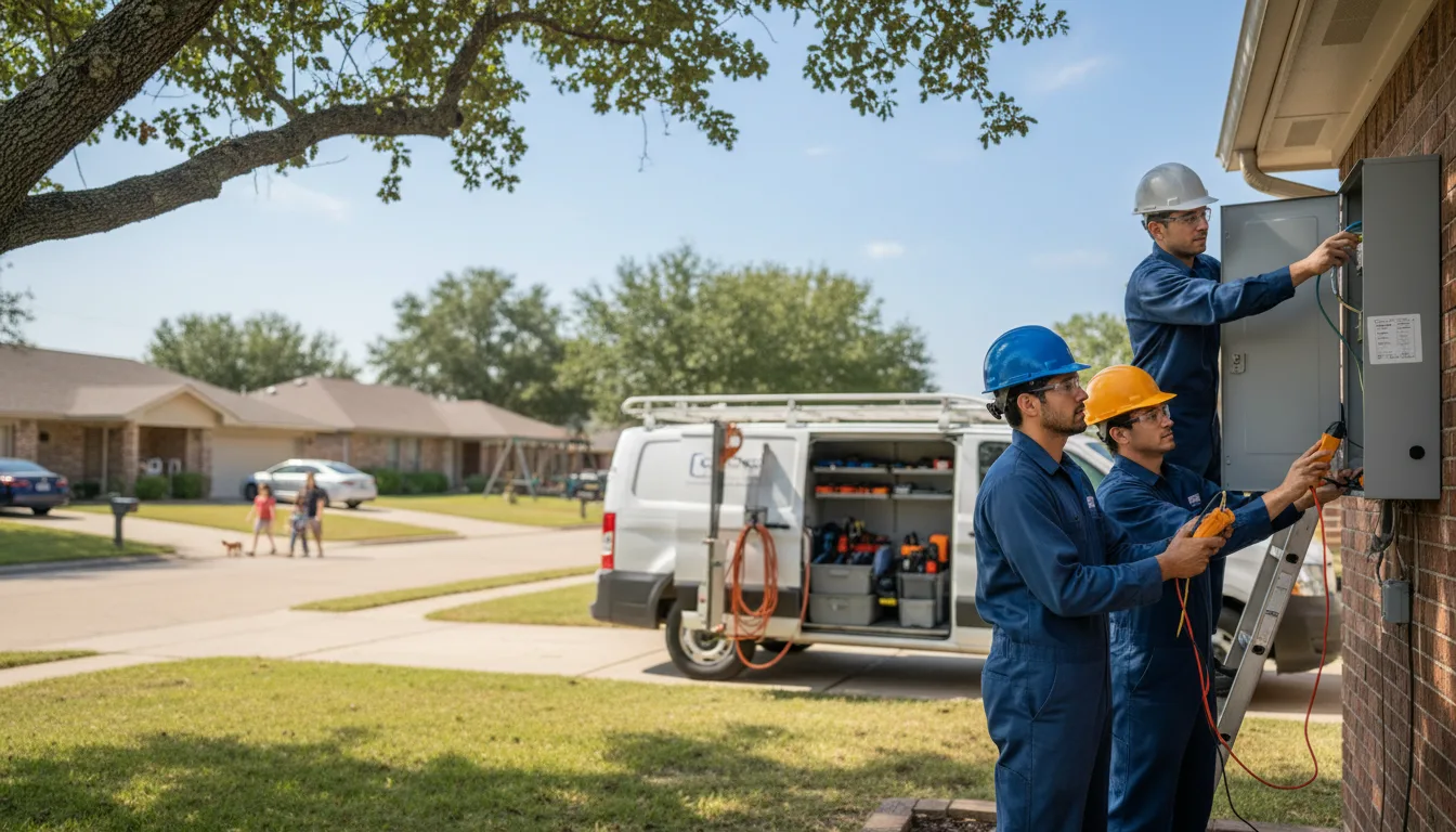 Certified electrician providing emergency electrical services in Docena, AL